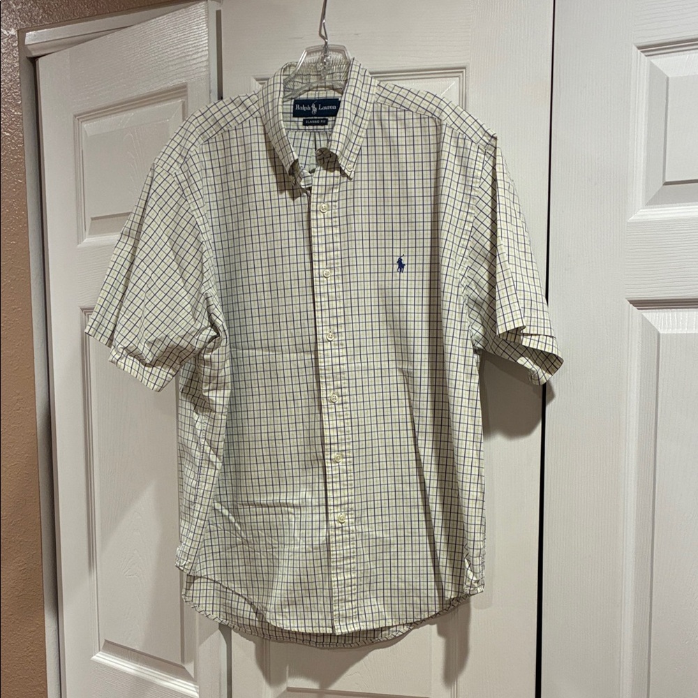 Polo by Ralph Lauren Men's Beige Plaid Shirt
